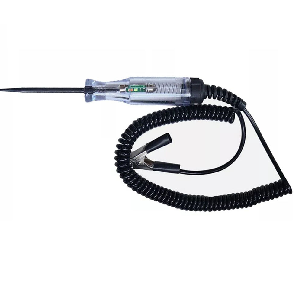 DC 12V Voltage Test Pen Probe 6-24V Car Electric Circuit Tester Spring Wire HOT