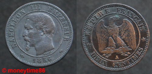 France ! 2 centimes Napoléon III 1856 A, en état TTB - Bild 1 von 1