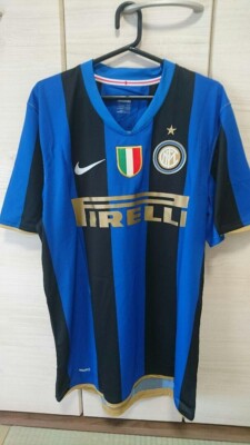 Authentic Ibrahimovic Inter Milan 08/09 Size L Nike Soccer