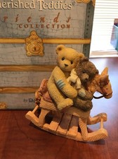 Enesco Cherished Teddies Figurine Homer  Friend Adventure Is Just Around The