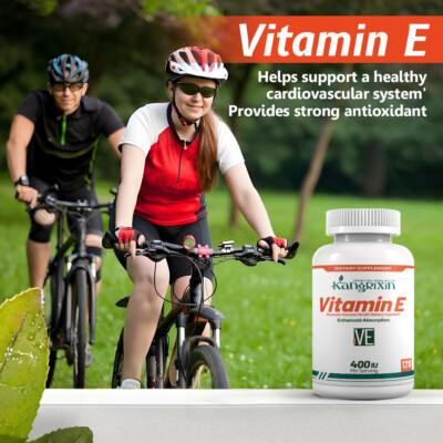 Vitamin E 400 IU NATURAL SOURCE  120 Capsules Antioxidant Immune Support