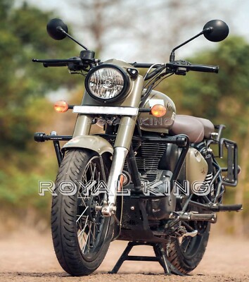 ROYAL ENFIELD &CRASH GUARD, NOIR pour Super Meteor 650 EUR 154,02 - FR