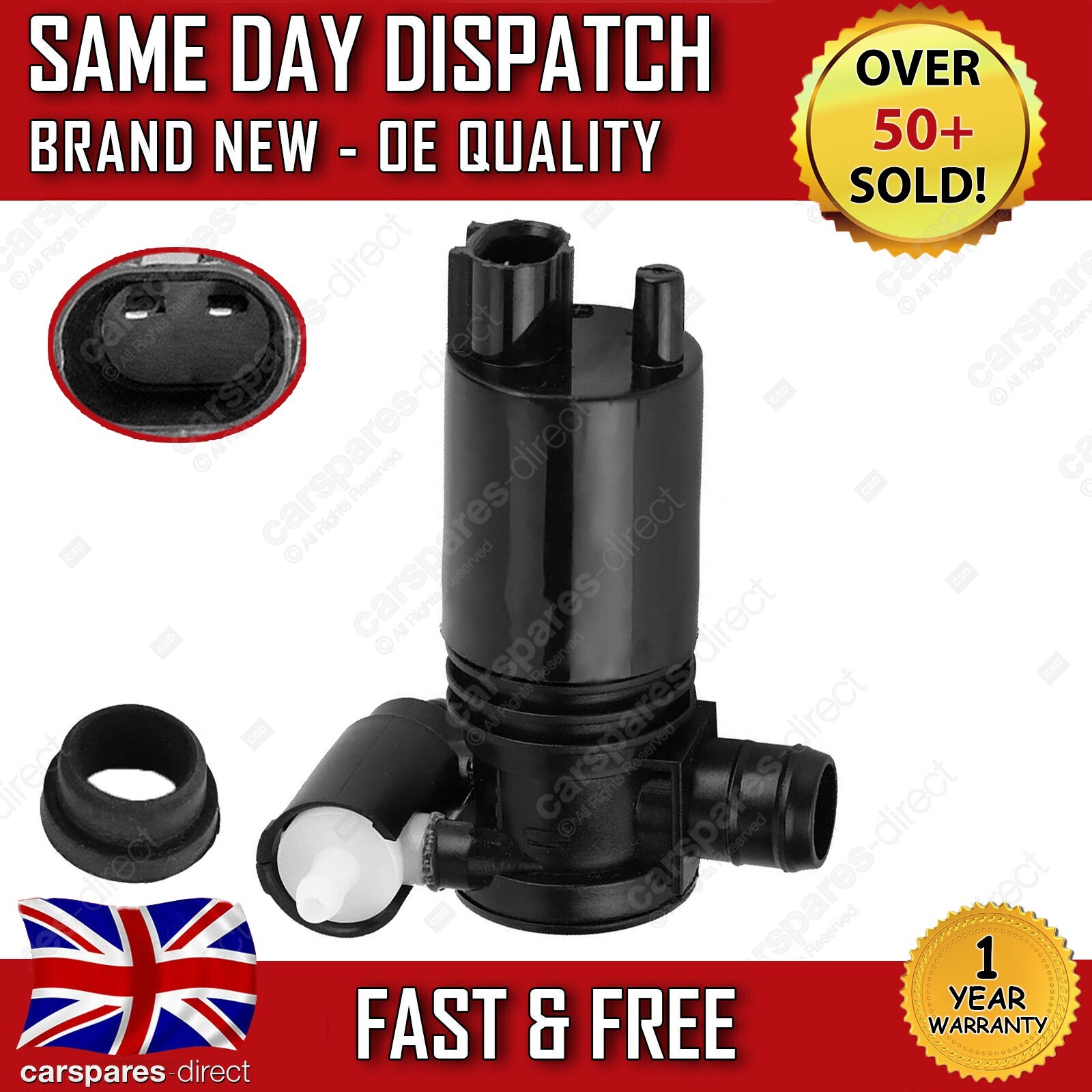 FOR NISSAN JUKE 2010ONWARDS WINDSCREEN WASHER PUMP 28920EL00A eBay