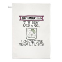 Happy Muttertag Gin Kenner Geschirrtuch SpüLlappen Mutter Drunk Liebhaber Lustig
