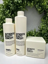 Authentic Beauty Concept Replenish Cleanser, Conditioner & Mask Damaged Hair