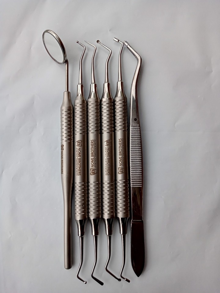 6PCS Set di riempimento in resina composa dentale Doppia testa 6PCS Set di riempimento in resina composa dentale Doppia testa