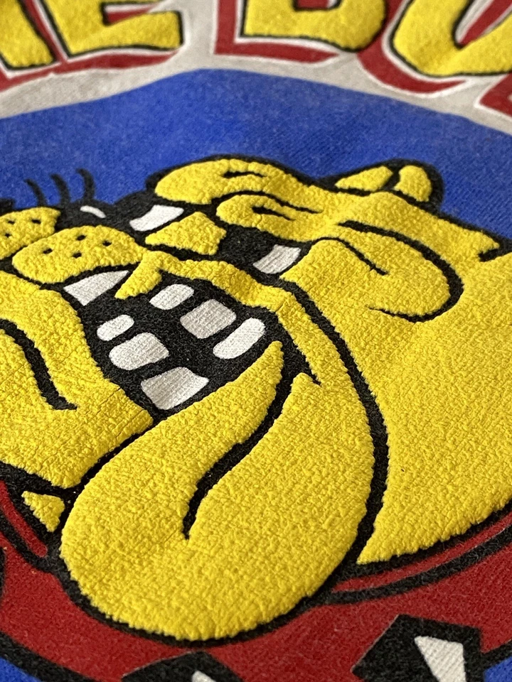 Camiseta Vintage Bulldog Amsterdam Cannabis Cafeteria Extra Grande Off White Novidade Cachorro - Imagem 4 de 4