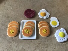 Vtg McDonald's Play Pretend Food Drive Thru Hotcakes Pancakes Sausage eggs tray