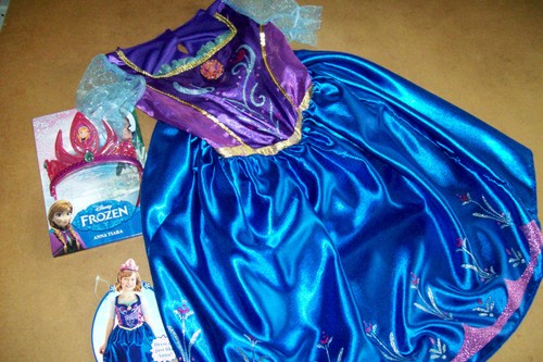 DISNEY PRINCESS ANNA BLUE FANTASY DRESS 