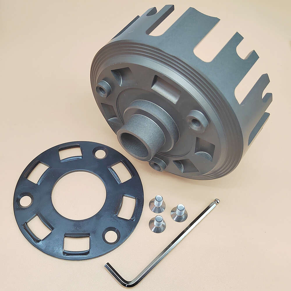 Rear Brake Disc Rotor & Hub Flange & Bolts For Yamaha Banshee - Foto 6