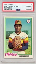 1978 TOPPS ZEST SOAP JOAQUIN ANDUJAR #1 ASTROS SPANISH PSA 10 GEM MINT POP 1