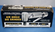 Central Pneumatic Air Angle Die Grinder 1/4" / 90 PSI / 20,000rpm 32046 NIB B2