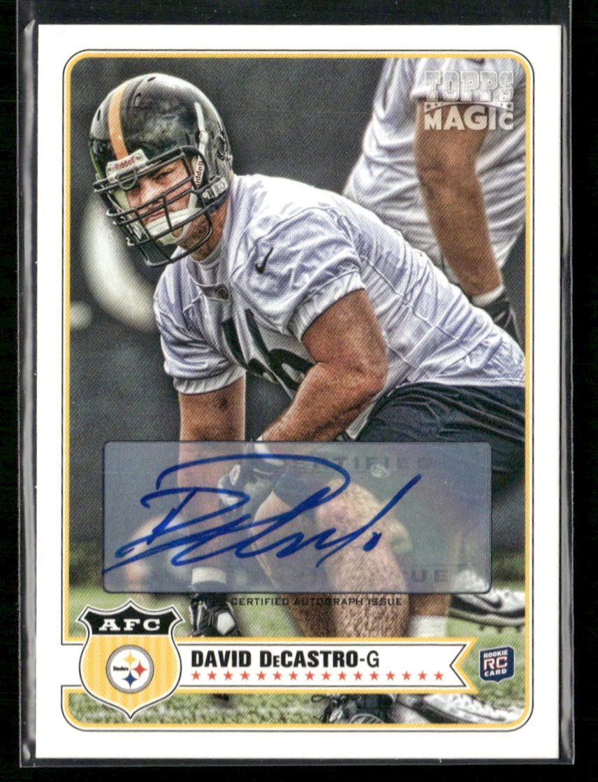 David Decastro trading card