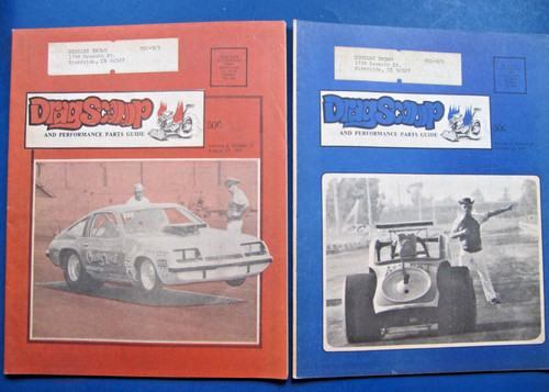 2 - 1977 DRAG SCOOP Magazine- Sutton, Baca, Muldowney, OMS Irwindale Fremont