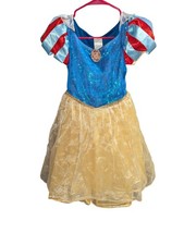 Disney Store Snow White Princess Gown Dress Size 7/8 Dress Up Costume