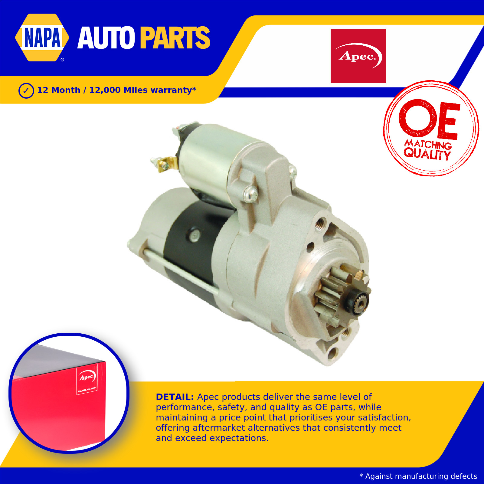 Starter Motor fits NISSAN MURANO Z51 2.5D 10 to 14 YD25DDTi 233005X00A Apec New