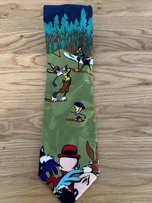 Looney Tunes Bugs Bunny Golf Design Krawatte - mehrere Figuren 1992