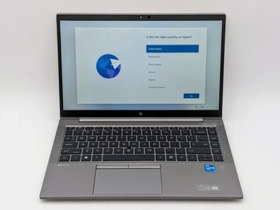 HP ZBook Firefly G8 14'' FHD i5-1145G7 16GB RAM 512GB SSD Win 11 Pro Laptop