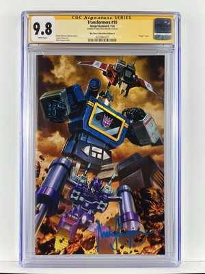 Transformers #10 Mico Suayan Signed Virgin (2024) CGC 9.8