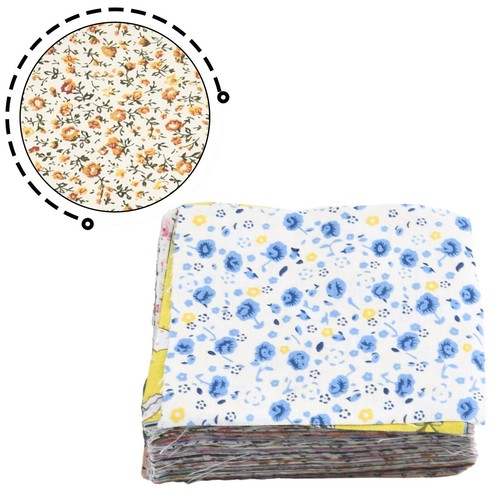 100 Stück Stoffe Baumwolle Baumwollstoff DIY Baumwolltuch Stoffreste Stoffpakete - Bild 7 von 12
