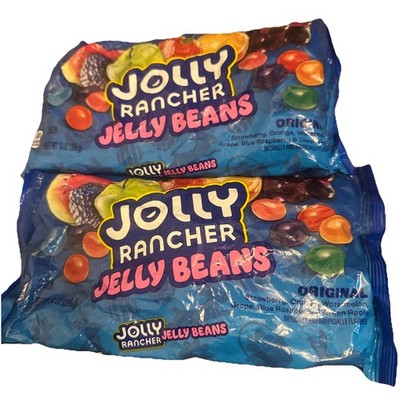 Lot of 2 Bags Jolly Rancher Original Fruit  Flavored Jelly Beans 14 Oz