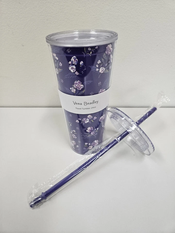 Taza floral púrpura Vera Bradley Foto 2 de 4