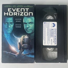Event Horizon VHS 1997 Lawrence Fishburn Sam Neill Cult Cosmic Sci-fi Horror