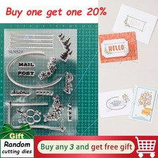 Addressed to You Clear Stamps Scrapbooking Embossing Paper Card Crafts Stencils