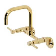 Kingston Brass KS813 Concord 1.8 GPM Widespread Bridge Kitchen - Brass
