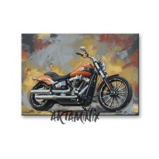 QUADRI MODERNI ASTRATTO MOTO HARLEY DAVIDSON ARREDO MODERNO DIVANO CHIARO
