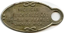 Jackson, Michigan MI Michigan Buick Sales Co. Credit Charge Coin Token Key Fob