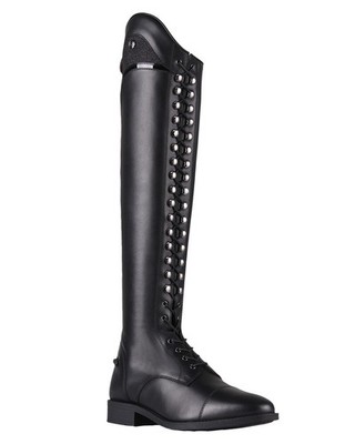 QHP Reitstiefel Hailey Junior schwarz geschnürt 