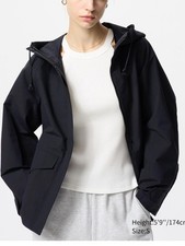 UNIQLO Cotton Blend Parka,   Black,  Size small,  474177,  RRP £49. 9,  BNWT