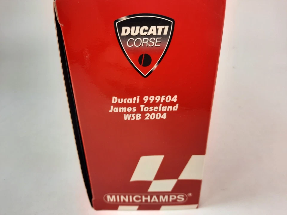 Minichamps Ducati 999F04 #52 Джеймс Тоселанд WSB 2004 1/12 - Изображение 3 из 4