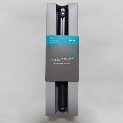 Mitsubishi Uni-ball ZENTO Black 0.5mm Signature Model Roller Ball Pen New Japan