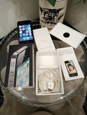Apple iPhone 4 16GB Nero Originale con Scatola e Cavo Vintage da Collezione
