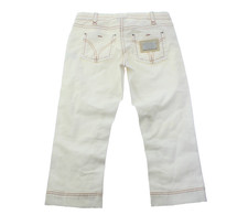 NWT / D&G DOLCE & GABBANA JUNIOR Kids SLIM Optical White 3/4 TROUSER / PANTS - M