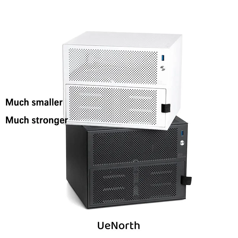 UE-S6 six-slot NAS chassis itx motherboard DIY desktop storage server small case - Image 3 of 4