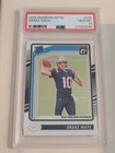 2024 DONRUSS OPTIC DRAKE MAYE RC # 229 NEW ENGLAND PATRIOTS PSA 10 GEM MINT