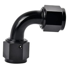 Female to Female 90 Degree Swivel Coupler Union Fitting Adapter 10AN 90 degree
