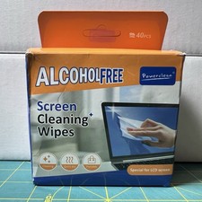 Alcohol Free Screen Cleaning Wipes 1 Pack 40 Wipes