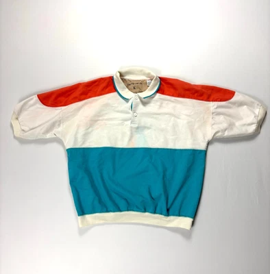 Vintage Pierre Cardin Mens Polo Shirt Striped Sz L Retro - Image 1 of 4
