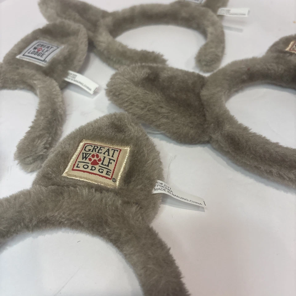 Juego de 5 diademas Lodge Wolf Ears de gran animal lobo Foto 4 de 4