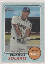 2017 Topps Heritage High Number Blue Border Yangervis Solarte #541 0s55
