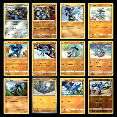 12x Lucario Lot 126 Sun Moon Unbroken Bonds Pokemon Cards Collection Set TCG