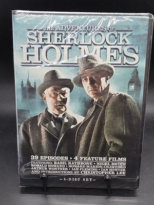 The Adventures of Sherlock Holmes:The Complete Series + 4 Films (4 DVD Set) NEW 