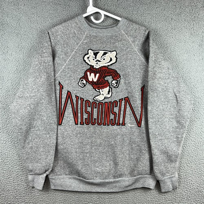 #ad #ad Vintage 80’s 1987 Wisconsin Badgers Crewneck Sweatshirt Size XL NCAA Football $49.99