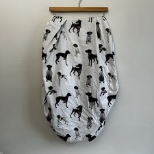 Saltwater Swaddles Hounds Dog 100 Jersey Cotton Fitted Crib Sheet Stretch READ