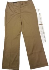 Brooks Brothers Caroline Fit Women's 14 Mid Rise Wool Pants Lined Beige New 189