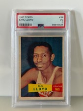 1957-58 Topps - Earl Lloyd #54 (RC) PSA 3